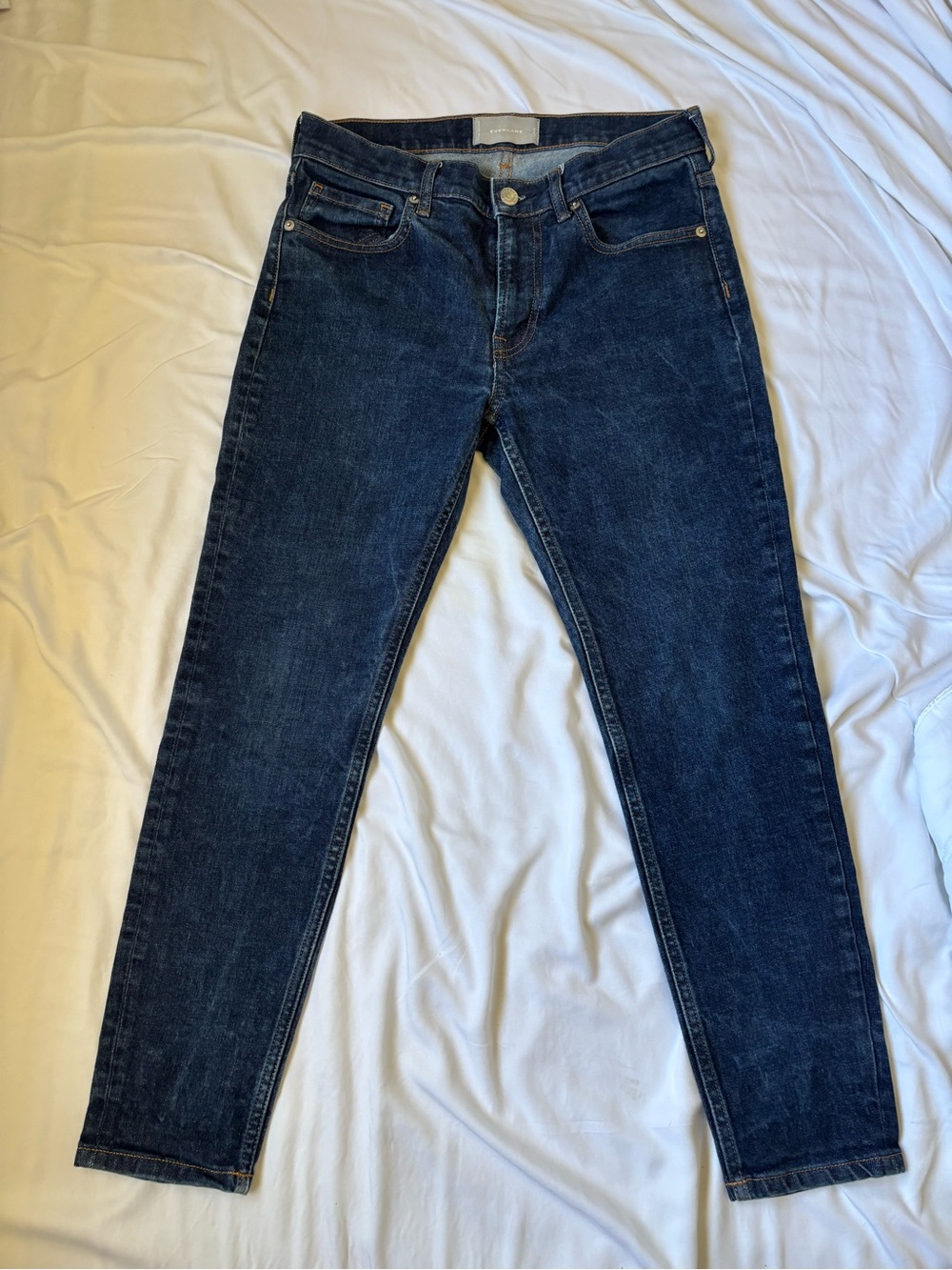 Everlane Women's Dark Blue Skinny Jeans